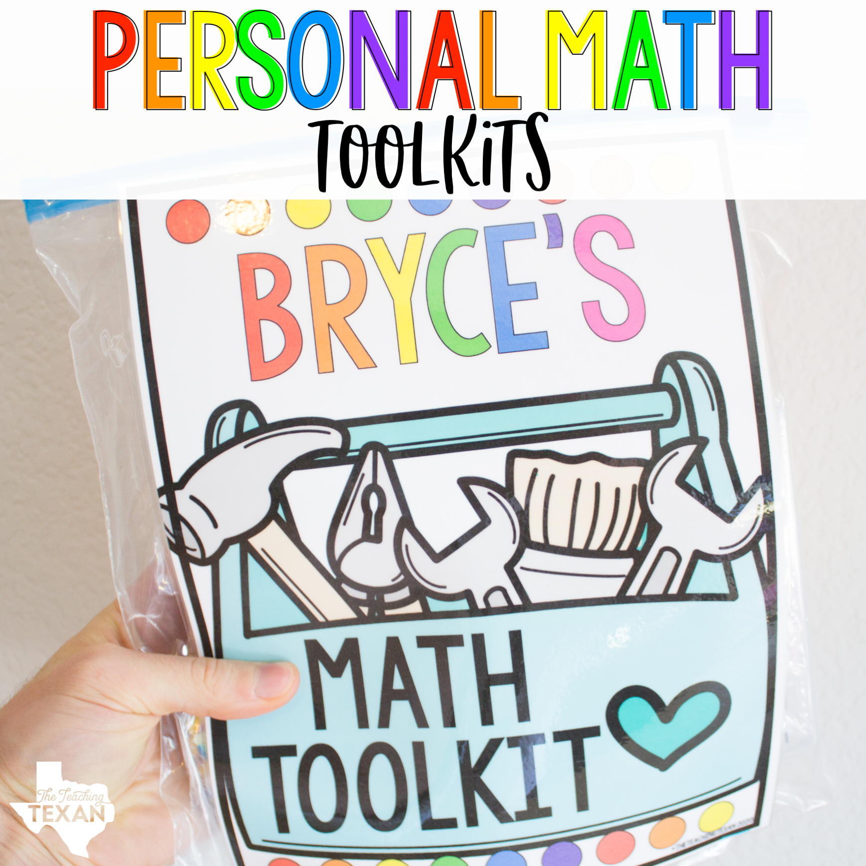 How to: Create Personal Student Math Toolkits - The Teaching Texan