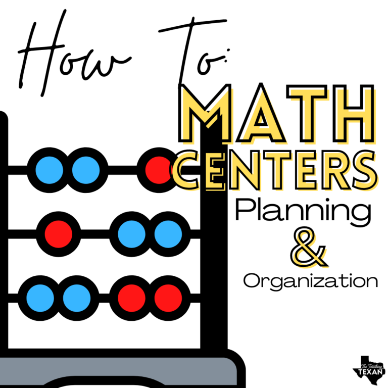How to: Math Centers Planning & Organization