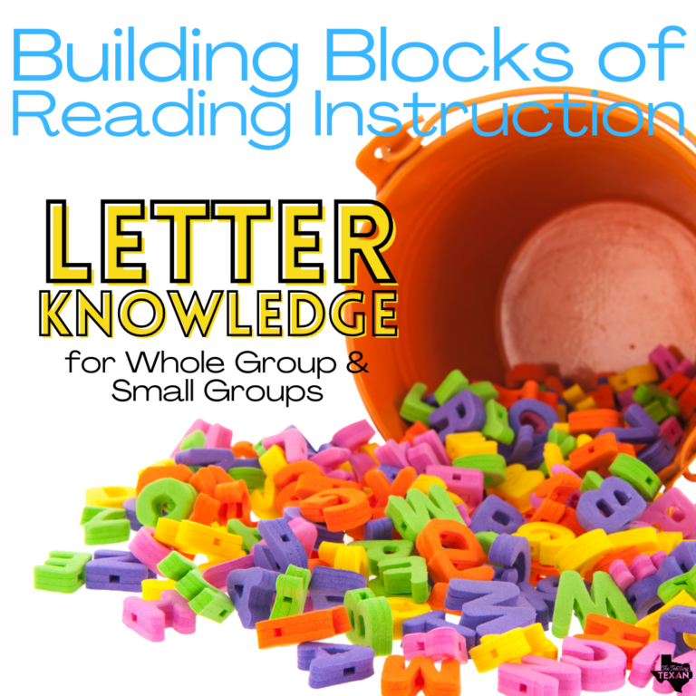 Building Blocks of Reading: Letter Knowledge