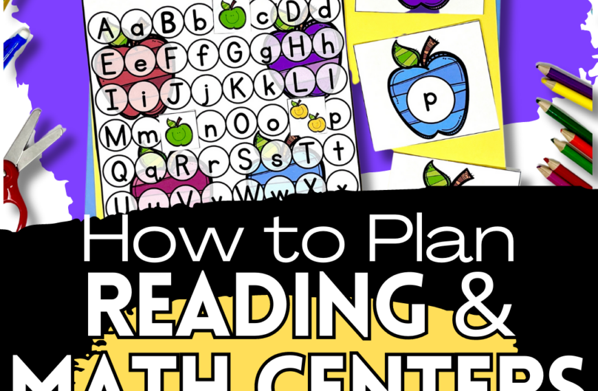 How to Plan Reading & Math Centers in Half the Time