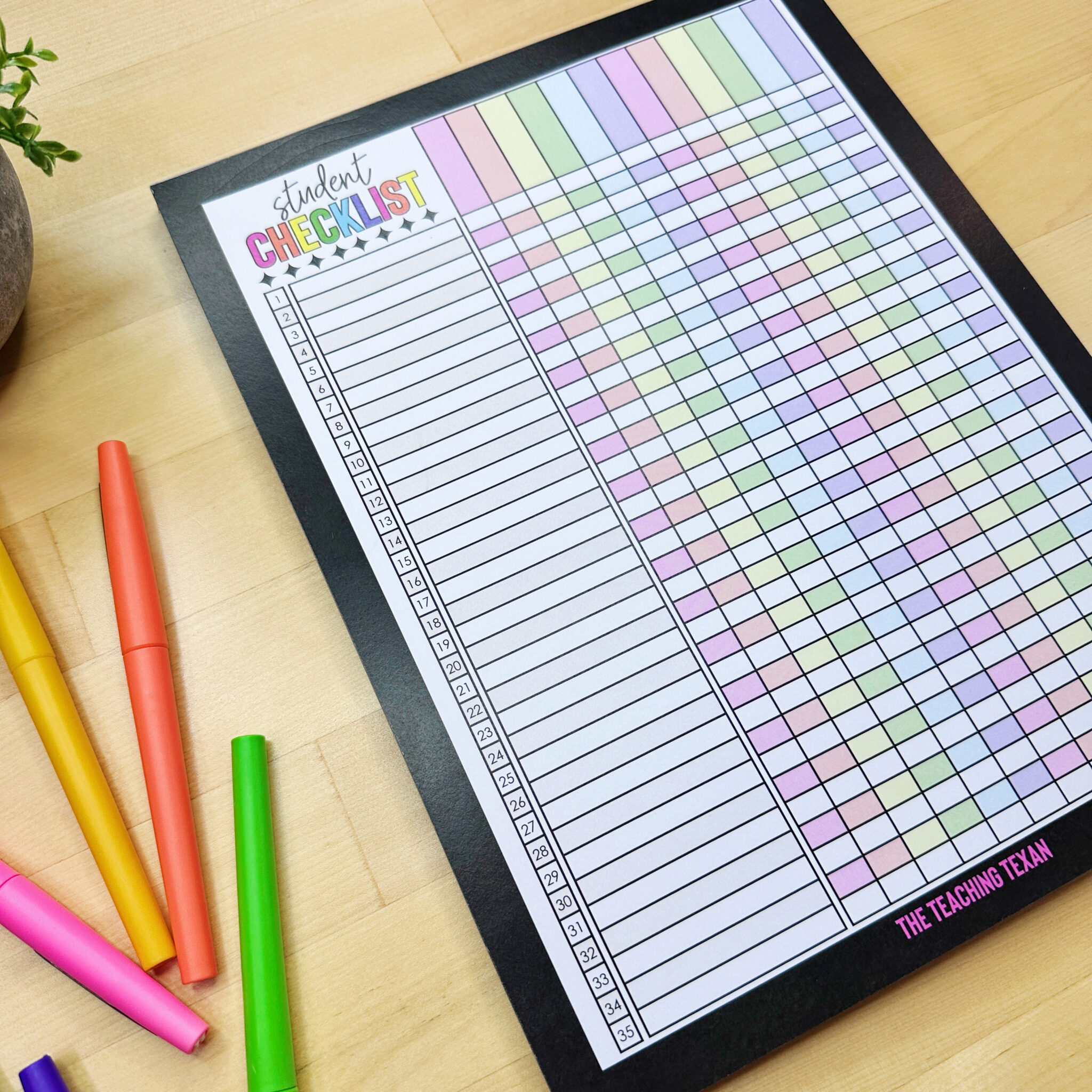 Checklist Notepad - The Teaching Texan
